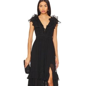 ASTR THE LABEL TIARA RUFFLE MAXI DRESS